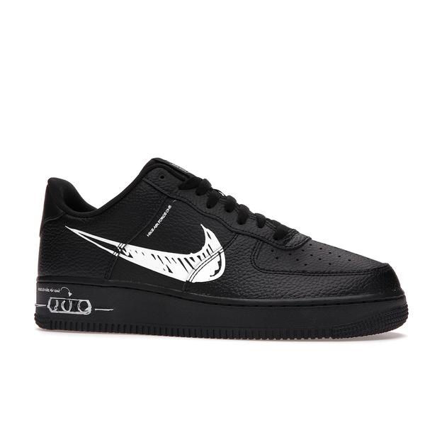 Nike ナイキ メンズ エアフォース スニーカー Nike Air Force 1 Low Sketch Black 【US_12.5(30.5cm) 】の画像