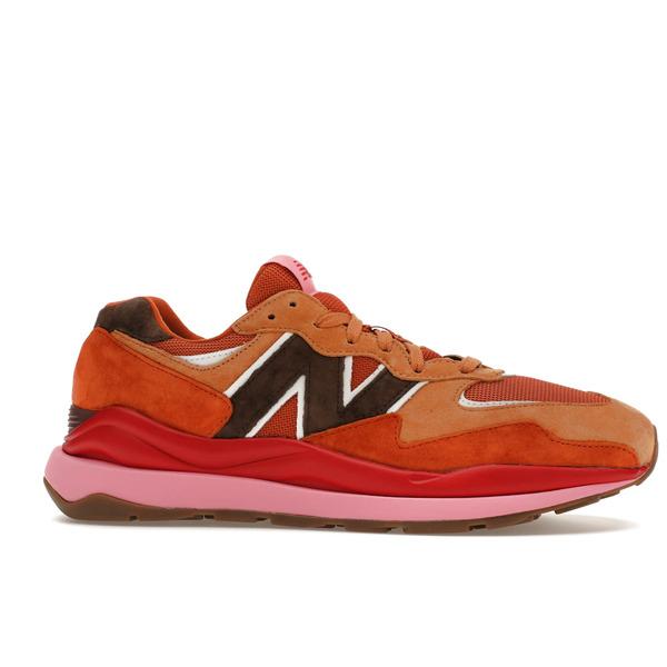 New Balance ニューバランス メンズ - スニーカー New Balance 57/40 Brown Red Pink 【US_M_14 】の画像