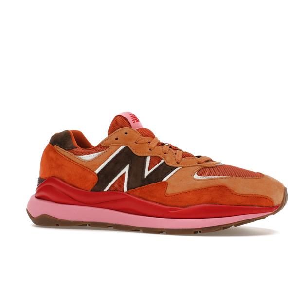 New Balance ニューバランス メンズ - スニーカー New Balance 57/40 Brown Red Pink 【US_M_14 】の画像