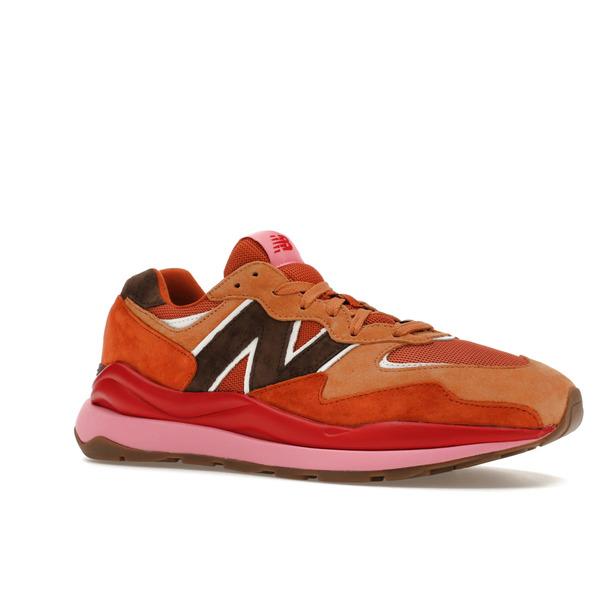 New Balance ニューバランス メンズ - スニーカー New Balance 57/40 Brown Red Pink 【US_M_14 】の画像