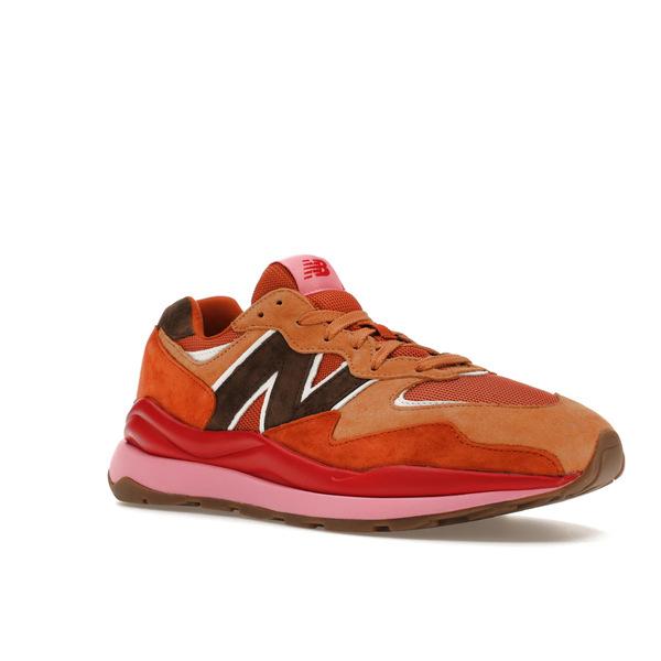 New Balance ニューバランス メンズ - スニーカー New Balance 57/40 Brown Red Pink 【US_M_14 】の画像