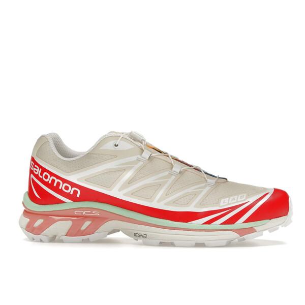 Salomon サロモン メンズ - スニーカー Salomon XT-6 Shortbread Poppy Red 【US_6(24.0cm) 】の画像