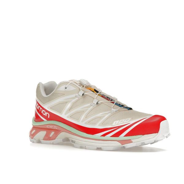 Salomon サロモン メンズ - スニーカー Salomon XT-6 Shortbread Poppy Red 【US_6(24.0cm) 】の画像