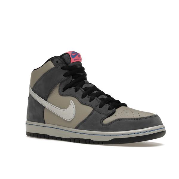 Nike ナイキ メンズ エスビー スニーカー Nike SB Dunk High Pro Medium Grey Pink 【US_12(30.0cm) 】の画像