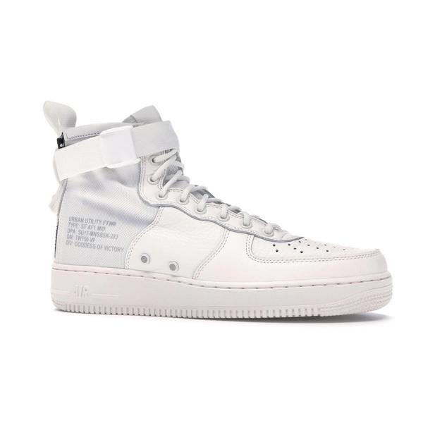 Nike ナイキ メンズ エアフォース スニーカー Nike SF Air Force 1 Mid Triple Ivory 【US_11(29.0cm) 】の画像