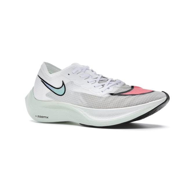 Nike ナイキ メンズ ズームエックス スニーカー Nike ZoomX Vaporfly Next% White Hyper Jade Flash Crimson 【US_M_4.5 】の画像