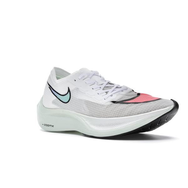Nike ナイキ メンズ ズームエックス スニーカー Nike ZoomX Vaporfly Next% White Hyper Jade Flash Crimson 【US_M_4.5 】の画像