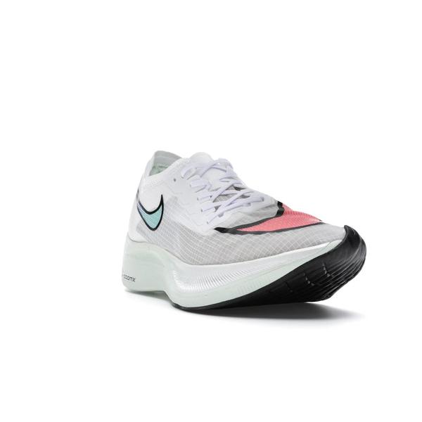 Nike ナイキ メンズ ズームエックス スニーカー Nike ZoomX Vaporfly Next% White Hyper Jade Flash Crimson 【US_M_4.5 】の画像