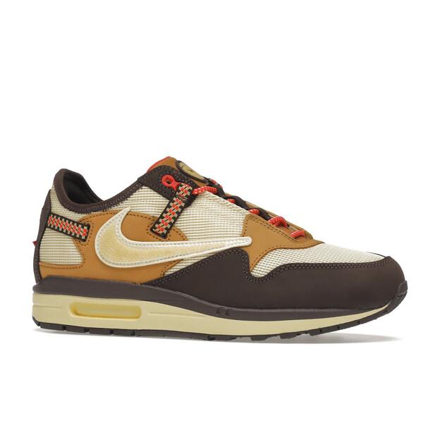 Nike ナイキ メンズ エアマックス スニーカー Nike Air Max 1 Travis Scott Cactus Jack Baroque Brown 【US_5(23.0cm) 】の画像