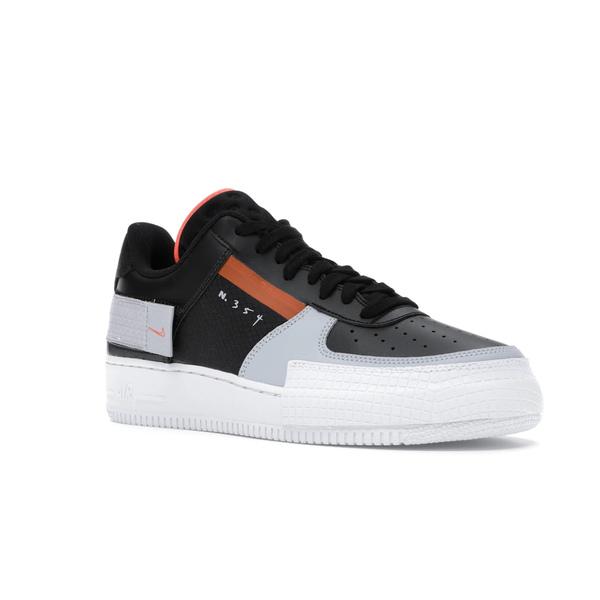 Nike ナイキ メンズ エアフォース スニーカー Nike Air Force 1 Type Black Hyper Crimson 【US_5.5(23.5cm) 】の画像
