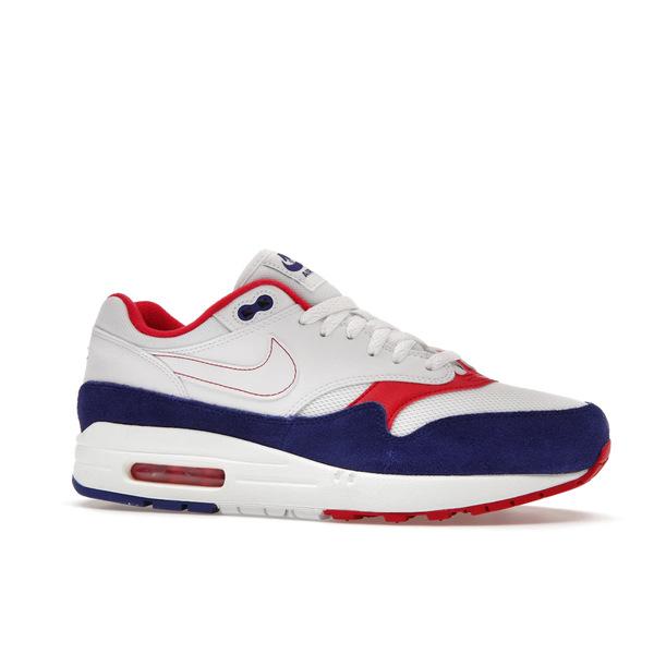 Nike ナイキ メンズ エアマックス スニーカー Nike Air Max 1 White Red Blue 【US_9(27.0cm) 】の画像
