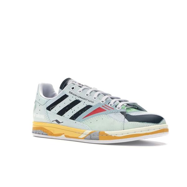 adidas アディダス メンズ スタンスミス スニーカー adidas Torsion Stan Smith Raf Simons White Black Grey 【US_5(23.0cm) 】の画像