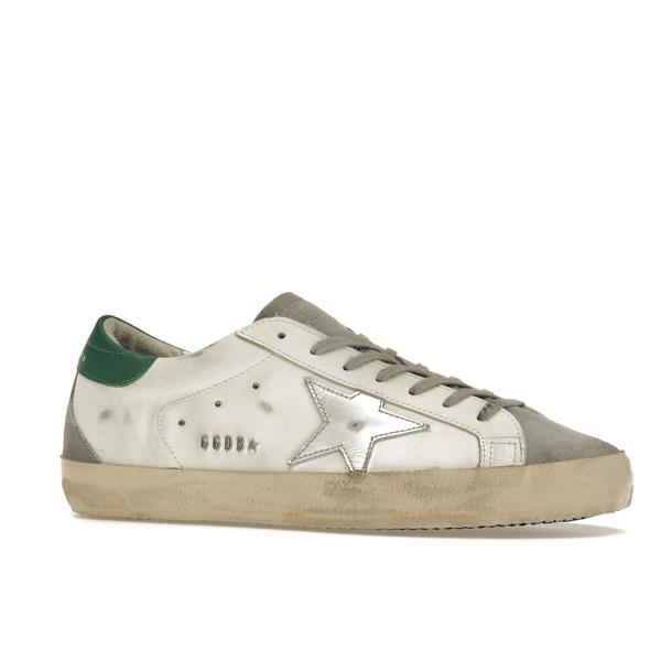 Golden Goose ゴールデングース メンズ - スニーカー Golden Goose Super-Star White Silver Green 【US_7(25.0cm) 】の画像
