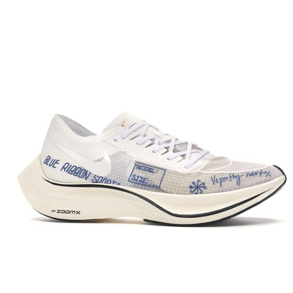 Nike ナイキ メンズ ズームエックス スニーカー Nike ZoomX Vaporfly Next% Blue Ribbon Sports White 【US_11(29.0cm) 】の画像
