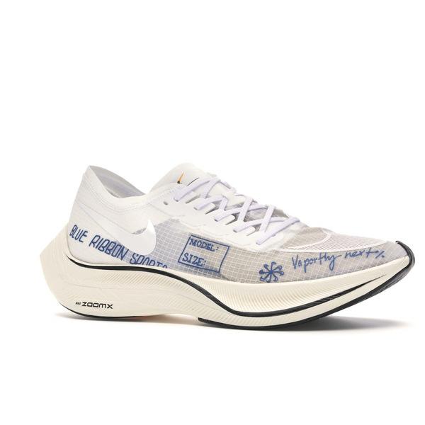 Nike ナイキ メンズ ズームエックス スニーカー Nike ZoomX Vaporfly Next% Blue Ribbon Sports White 【US_11(29.0cm) 】の画像