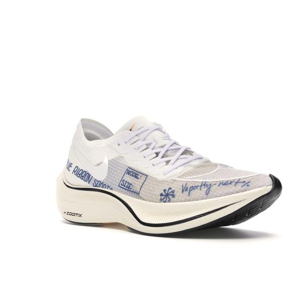 Nike ナイキ メンズ ズームエックス スニーカー Nike ZoomX Vaporfly Next% Blue Ribbon Sports White 【US_11(29.0cm) 】の画像