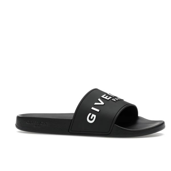 Givenchy ジバンシー メンズ - スニーカー Givenchy Paris Flat Sandals Black White 【US_8(26.0cm) 】の画像