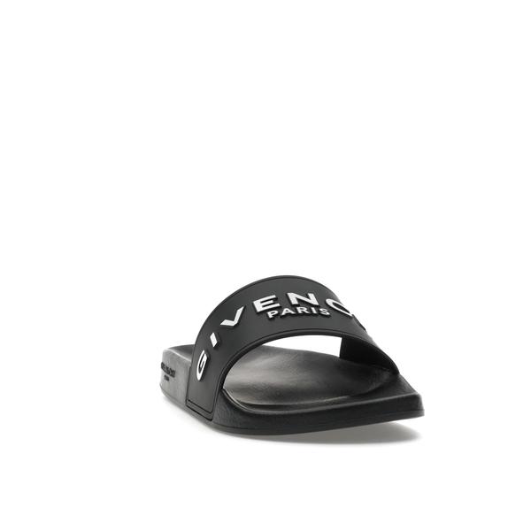 Givenchy ジバンシー メンズ - スニーカー Givenchy Paris Flat Sandals Black White 【US_8(26.0cm) 】の画像