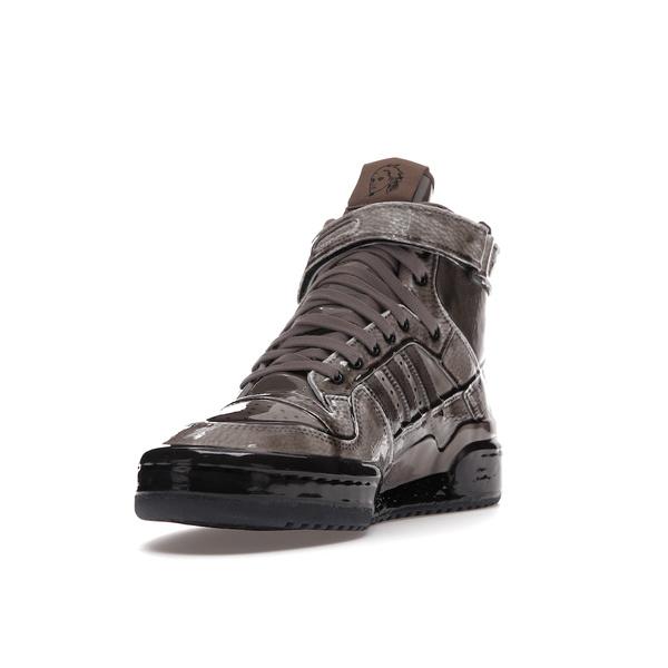 adidas アディダス メンズ フォーラム スニーカー adidas Forum Hi 【US_6(24.0cm) 】 Jeremy Scott Dipped Black｜asty-shop2｜05