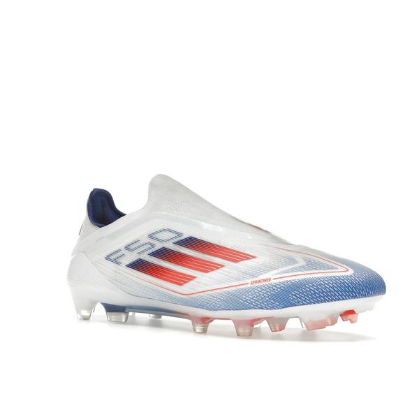 adidas アディダス メンズ サッカー スニーカー adidas F50 Elite Laceless FG Cloud White Solar Red Lucid Blue 【US_M_4.5 】の画像