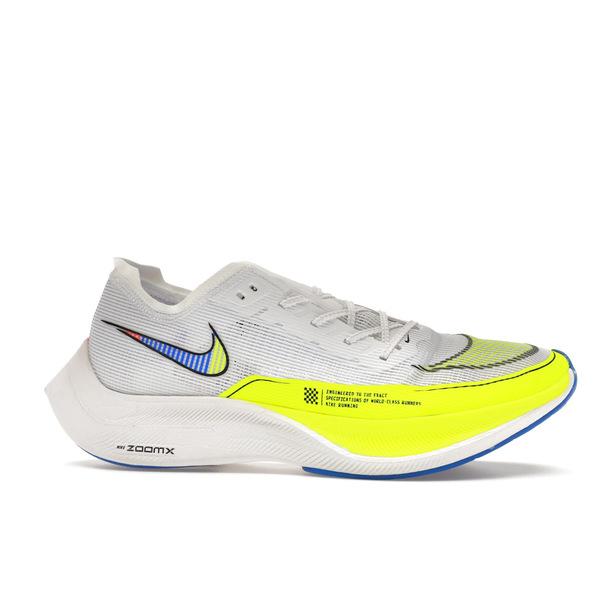 Nike ナイキ メンズ ズームエックス スニーカー Nike ZoomX Vaporfly Next% 2 White Volt Racer Blue 【US_9.5(27.5cm) 】の画像