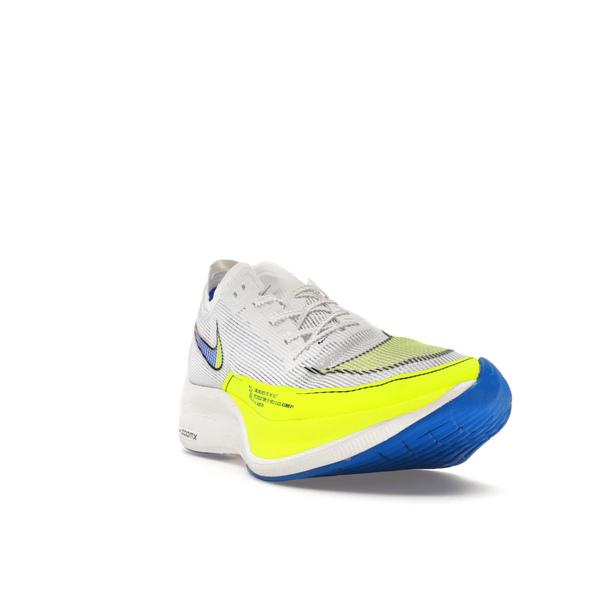 Nike ナイキ メンズ ズームエックス スニーカー Nike ZoomX Vaporfly Next% 2 White Volt Racer Blue 【US_9.5(27.5cm) 】の画像