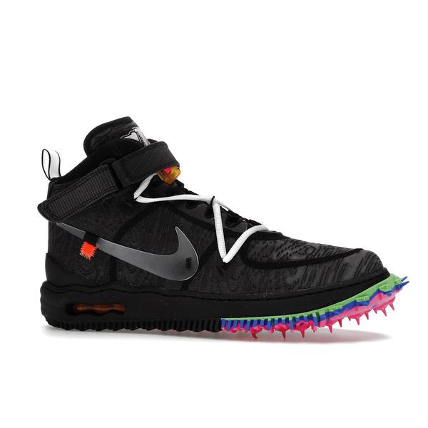 Nike ナイキ メンズ エアフォース スニーカー Nike Air Force 1 Mid Off-White Black 【US_7.5(25.5cm) 】の画像