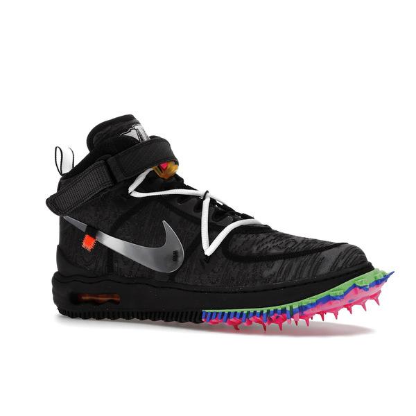 Nike ナイキ メンズ エアフォース スニーカー Nike Air Force 1 Mid Off-White Black 【US_7.5(25.5cm) 】の画像