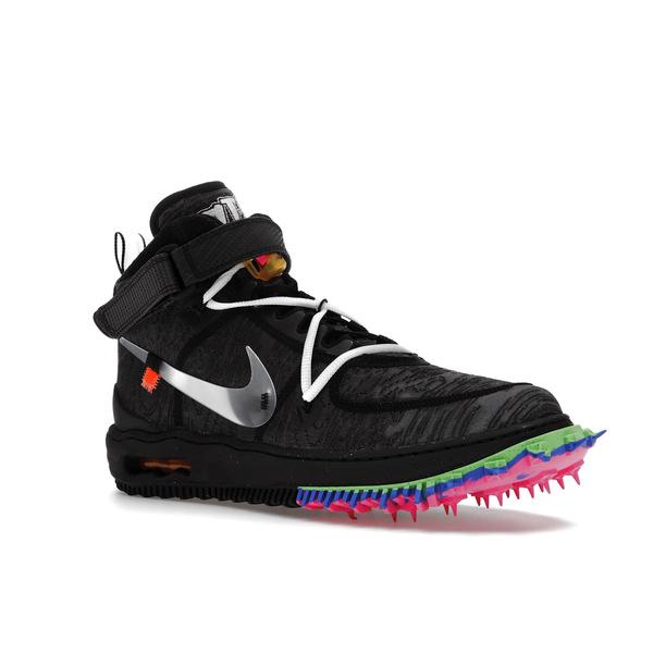 Nike ナイキ メンズ エアフォース スニーカー Nike Air Force 1 Mid Off-White Black 【US_7.5(25.5cm) 】の画像