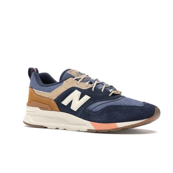 New Balance ニューバランス メンズ - スニーカー New Balance 997H Navy Workwear Brown 【US_10(28.0cm) 】の画像