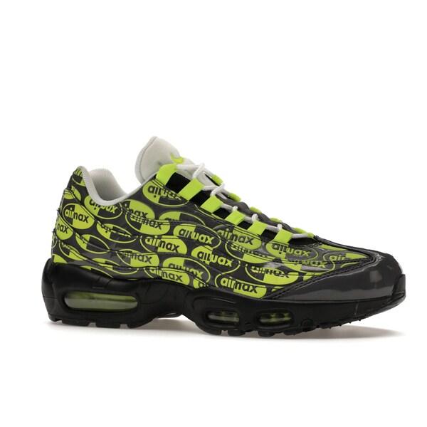 Nike ナイキ メンズ エアマックス スニーカー Nike Air Max 95 All-Over Print Black Volt 【US_12(30.0cm) 】の画像