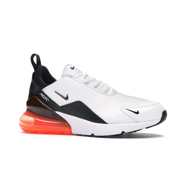 Nike ナイキ メンズ エアマックス スニーカー Nike Air Max 270 Leather White Black Hyper Crimson 【US_8.5(26.5cm) 】の画像