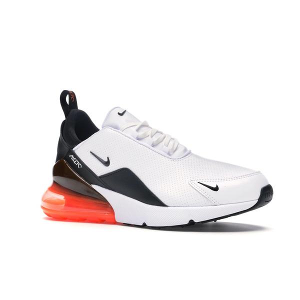 Nike ナイキ メンズ エアマックス スニーカー Nike Air Max 270 Leather White Black Hyper Crimson 【US_8.5(26.5cm) 】の画像