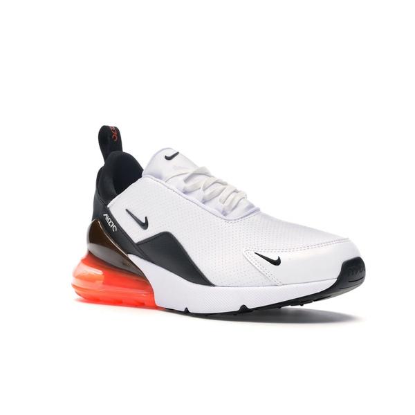 Nike ナイキ メンズ エアマックス スニーカー Nike Air Max 270 Leather White Black Hyper Crimson 【US_8.5(26.5cm) 】の画像