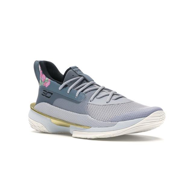Under Armour アンダーアーマー メンズ - スニーカー Under Armour Curry 7 Floral Chinese New Year (2020) 【US_8(26.0cm) 】の画像