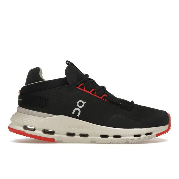On オン メンズ - スニーカー On Running Cloudnova 2 Black Red 【US_12(30.0cm) 】