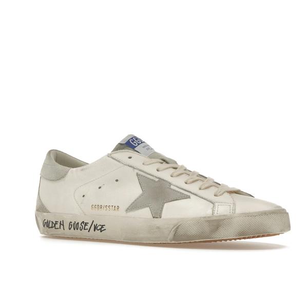 Golden Goose ゴールデングース メンズ - スニーカー Golden Goose Super-Star White Ice Grey 【US_7(25.0cm) 】の画像