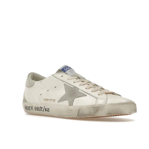 Golden Goose ゴールデングース メンズ - スニーカー Golden Goose Super-Star White Ice Grey 【US_7(25.0cm) 】の画像