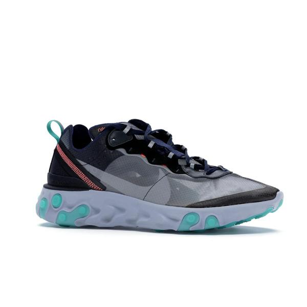 Nike ナイキ メンズ ランニング スニーカー Nike React Element 87 Black Neptune Green 【US_M_14 】の画像