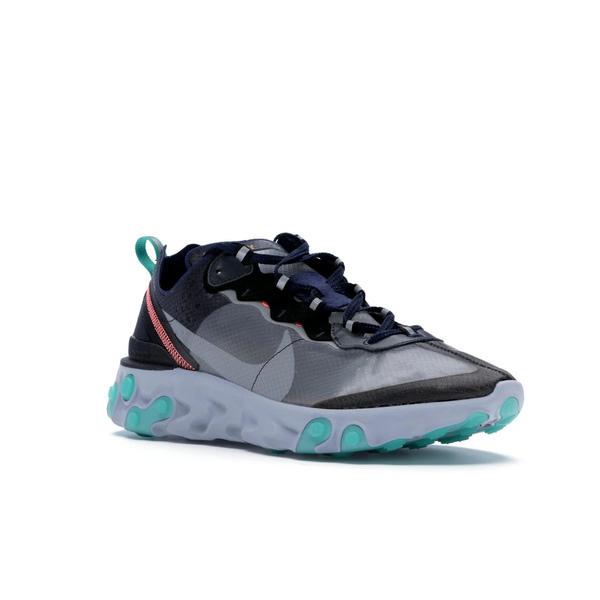 Nike ナイキ メンズ ランニング スニーカー Nike React Element 87 Black Neptune Green 【US_M_14 】の画像