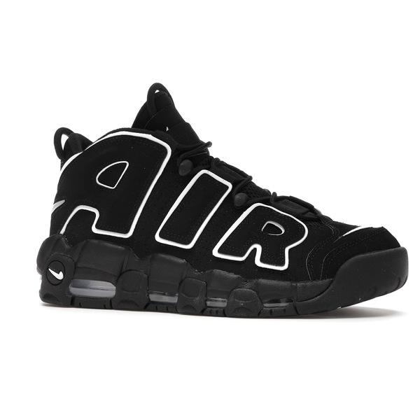 Nike ナイキ メンズ バスケットボール スニーカー Nike Air More Uptempo Black White 【US_7.5(25.5cm) 】の画像