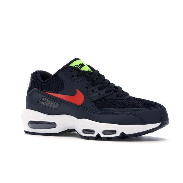 Nike ナイキ メンズ エアマックス スニーカー Nike Air Max 95/90 Patta Publicity. Publicity. Wohooooow! (Obsidian) 【US_6.5(24.5cm) 】の画像