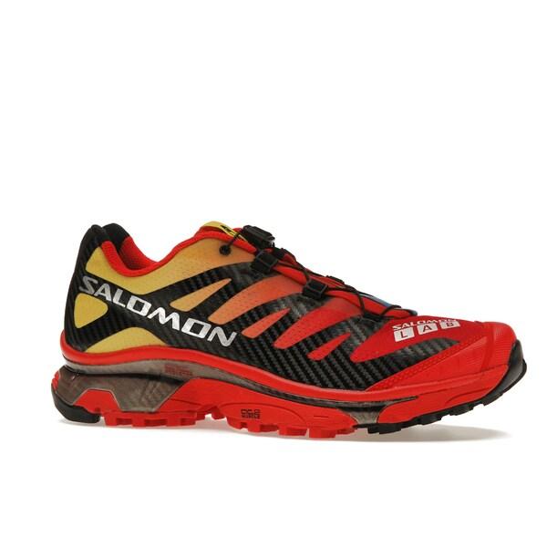 Salomon サロモン メンズ - スニーカー Salomon XT-4 OG Fiery Red Empire Yellow 【US_M_4 】の画像