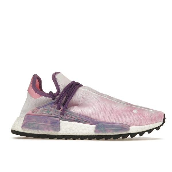 adidas アディダス メンズ - スニーカー adidas Human Race NMD Pharrell Holi Festival (Pink Glow) 【US_8.5(26.5cm) 】の画像