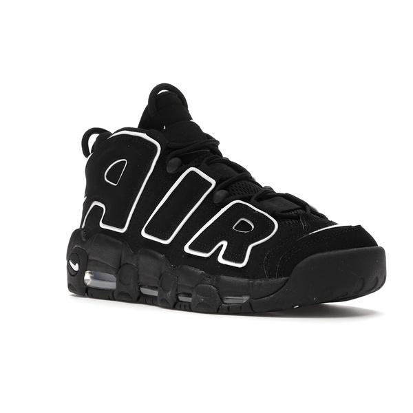 Nike ナイキ メンズ バスケットボール スニーカー Nike Air More Uptempo Black White 【US_6.5(24.5cm) 】の画像