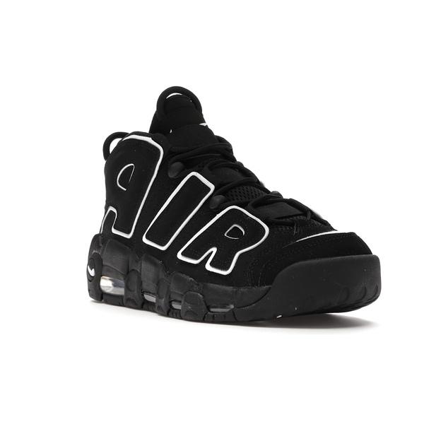 Nike ナイキ メンズ バスケットボール スニーカー Nike Air More Uptempo Black White 【US_6.5(24.5cm) 】の画像