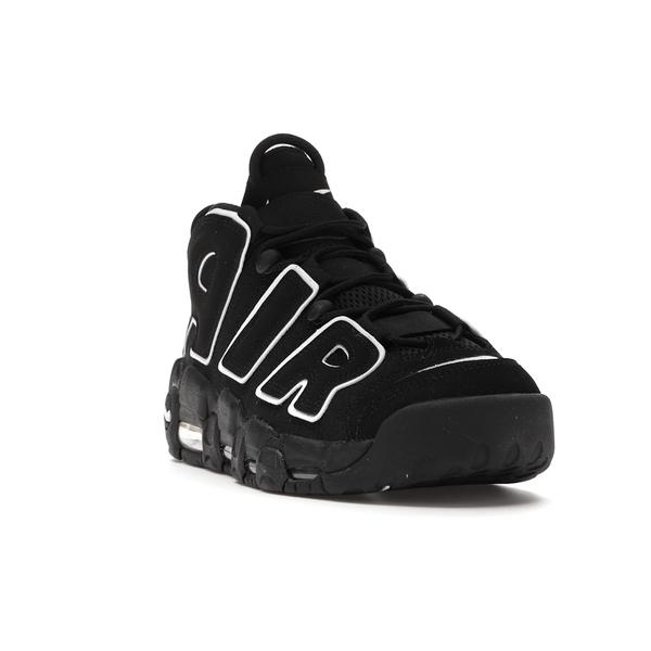 Nike ナイキ メンズ バスケットボール スニーカー Nike Air More Uptempo Black White 【US_6.5(24.5cm) 】の画像