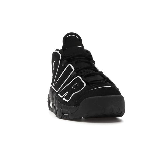 Nike ナイキ メンズ バスケットボール スニーカー Nike Air More Uptempo Black White 【US_6.5(24.5cm) 】の画像