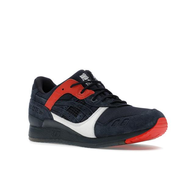 ASICS アシックス メンズ - スニーカー ASICS Gel-Lyte III Kicks Lab Hikeshi Hanten 【US_12.5(30.5cm) 】の画像