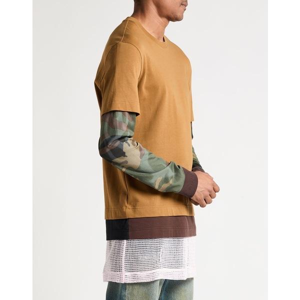 GIVENCHY ジバンシー Tシャツ トップス メンズ T-shirts Brownの画像